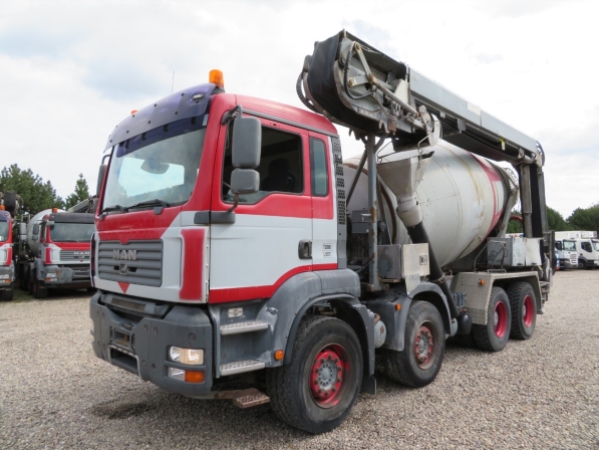 TGA35.390 8x4 STETTER 9 m3 + THEAM 14+4 m. TGA35.390 8x4 STETTER 9 m3 + THEAM 14+4 m.